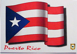  Puerto Rico Puerto Rican Flag Postcards, Targetas con la Bandera de Puerto Rico